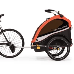 BURLEY Kinderfietskar Cub X Atomic Red -Kleine Wondertjes burley kinderfietskar cub x atomic red a312454 3