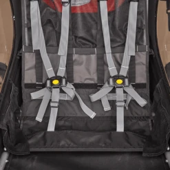 BURLEY Kinderfietskar Honey Bee Red -Kleine Wondertjes burley kinderfietskar honey bee red a312468 2