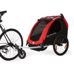 BURLEY Kinderfietskar Honey Bee Red -Kleine Wondertjes burley kinderfietskar honey bee red a312468 4