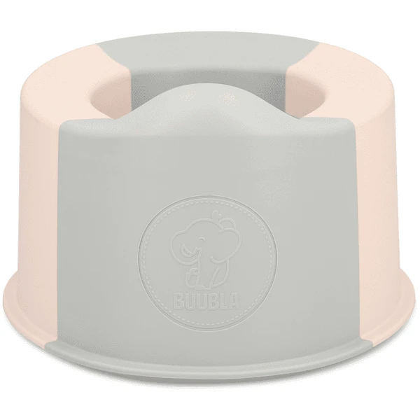 Buubla Reispotje Roze/lichtgrijs 2 Buubla Reispotje Roze/lichtgrijs - Afbeelding 2