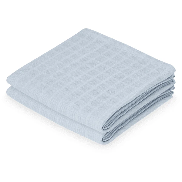 Cam Cam Copenhagen Gaasdoek 2-pak Blauw 3 Cam Cam Copenhagen Gaasdoek 2-pak Blauw - Afbeelding 3