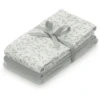 Cam Cam Copenhagen Gaasdoek 3-pack Green Leaves Grijs Groen