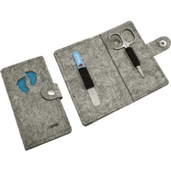 Canal® Manicure Set Met Vilten Etui In Baby Blauw -Kleine Wondertjes canal manicure set met vilten etui in baby blauw a350081 3