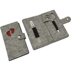 Canal® Manicure Set Met Vilten Etui In Babyrood -Kleine Wondertjes canal manicure set met vilten etui in babyrood a350083 3