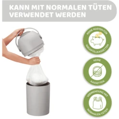 Chicco Luieremmer Geurverdrijver In Grijs -Kleine Wondertjes chicco luieremmer geurverdrijver in grijs a313733 4