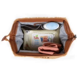 Childhome CHILD HOME Baby Noodzakelijkheden Toiletzak Teddy Beige -Kleine Wondertjes child home baby noodzakelijkheden toiletzak teddy beige a301210 3