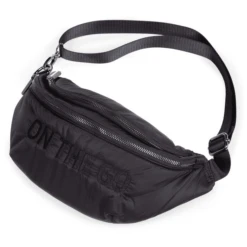 Childhome CHILD HOME Banana Bag On The Go Gewatteerd Zwart -Kleine Wondertjes child home banana bag on the go gewatteerd zwart a326010 2