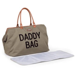 Childhome CHILD HOME Daddy Tas Canvas Kaki -Kleine Wondertjes child home daddy tas canvas kaki a326013 2