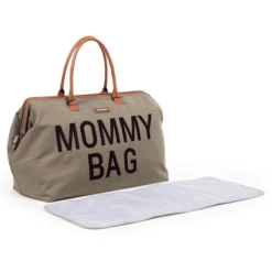 Childhome CHILD HOME Mommy Tas Canvas Kaki -Kleine Wondertjes child home mommy tas canvas kaki a325779 2
