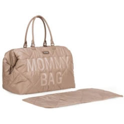 Childhome CHILD HOME Mommy Tas Gewatteerd Beige -Kleine Wondertjes child home mommy tas gewatteerd beige a325914 2
