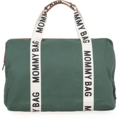 Childhome CHILD HOME Mommy Tas Handtekening Canvas Groen