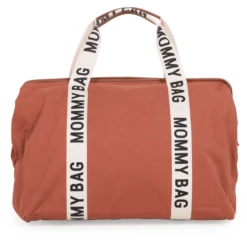 Childhome CHILD HOME Mommy Tas Handtekening Canvas Terracotta