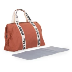 Childhome CHILD HOME Mommy Tas Handtekening Canvas Terracotta -Kleine Wondertjes child home mommy tas handtekening canvas terracotta a401395 3