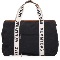 Childhome CHILD HOME Mommy Tas Handtekening Canvas Zwart -Kleine Wondertjes child home mommy tas handtekening canvas zwart a401397 2