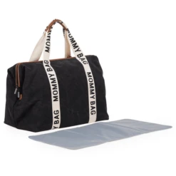 Childhome CHILD HOME Mommy Tas Handtekening Canvas Zwart -Kleine Wondertjes child home mommy tas handtekening canvas zwart a401397 3