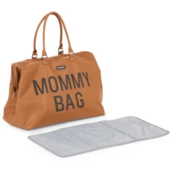 CHILDHOME Mommy Bag Lederlook Bruin -Kleine Wondertjes childhome mommy bag lederlook bruin a285237 2
