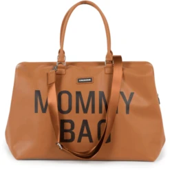 CHILDHOME Mommy Bag Lederlook Bruin -Kleine Wondertjes childhome mommy bag lederlook bruin a285237 3