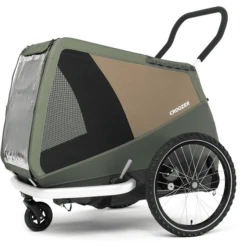 CROOZER Hondenfietskar Dog Mikke Moss Green Inclusief Hondenbed Asfalt Grijs -Kleine Wondertjes croozer hondenfietskar dog mikke moss green inclusief hondenbed asfalt grijs a399294 3