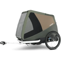 CROOZER Hondenfietskar Hond Tammo Moss Green Inclusief Hondenbed Asfalt Grijs -Kleine Wondertjes croozer hondenfietskar hond tammo moss green inclusief hondenbed asfalt grijs a410040 2