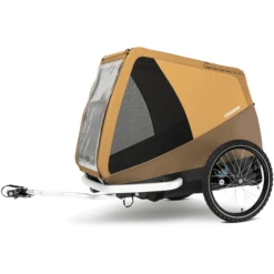 CROOZER Hondenfietskar Hond Tammo Moss Green Inclusief Hondenbed Sundown Yellow -Kleine Wondertjes croozer hondenfietskar hond tammo moss green inclusief hondenbed sundown yellow a410047 2