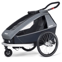 CROOZER Kid Vaaya 1 Graphite Blauw Kinderfietskar Inclusief Voetruimte Bescherming Lade 9 CROOZER Kid Vaaya 1 Graphite Blauw Kinderfietskar Inclusief Voetruimte Bescherming Lade -Kleine Wondertjes croozer kid vaaya 1 graphite blauw kinderfietskar inclusief voetruimte bescherming lade a417119 4