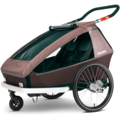CROOZER Kid Vaaya 2 Blossom Red Kinderfietskar Inclusief Beschermbak Voor De Voetenruimte -Kleine Wondertjes croozer kid vaaya 2 blossom red kinderfietskar inclusief beschermbak voor de voetenruimte a417105 4