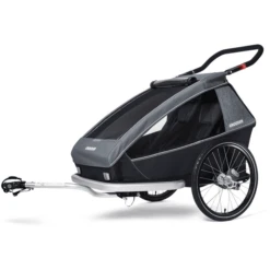 CROOZER Kid Vaaya 2 Graphite Blauw Kinderfietskar Inclusief Joggerset -Kleine Wondertjes croozer kid vaaya 2 graphite blauw kinderfietskar inclusief joggerset a415480 2
