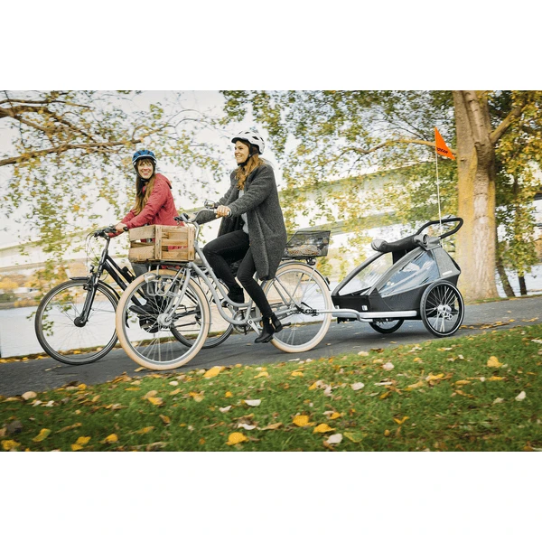 CROOZER Kid Vaaya 2 Jungle Fietskar Green Inclusief Voetruimte Bescherming Lade 2 CROOZER Kid Vaaya 2 Jungle Fietskar Green Inclusief Voetruimte Bescherming Lade - Afbeelding 2