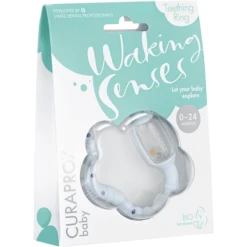 CURAPROX Bijtring Voor Baby's 0 - 24 Maanden In Blauw -Kleine Wondertjes curaprox bijtring voor babys 0 24 maanden in blauw a309447 3