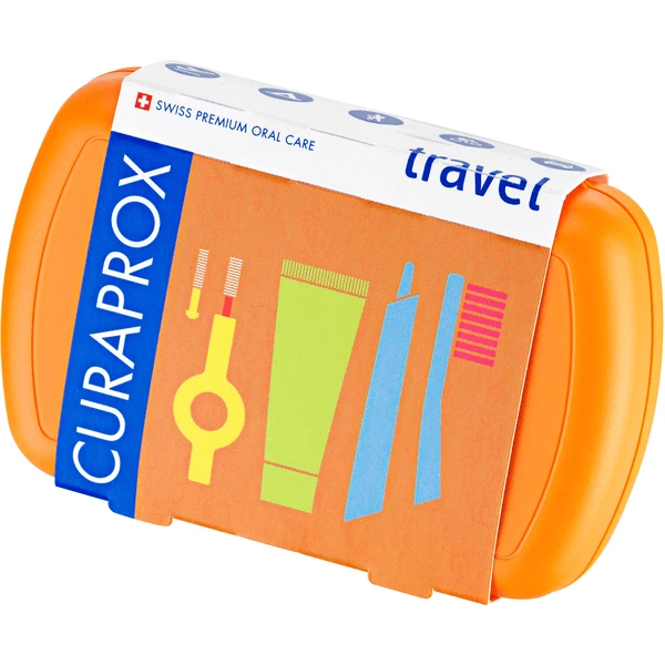 CURAPROX Travel Set In Orange 3 CURAPROX Travel Set In Orange - Afbeelding 3