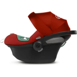 Cybex GOLD Baby Autostoel Aton S2 I-Size Hibiscus Red -Kleine Wondertjes cybex gold baby autostoel aton s2 i size hibiscus red a377595 1