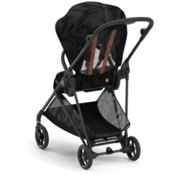 Cybex GOLD Pram Melio Street Real Black -Kleine Wondertjes cybex gold pram melio street real black a411953 3