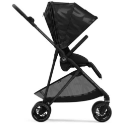 Cybex GOLD Pram Melio Street Real Black -Kleine Wondertjes cybex gold pram melio street real black a411953 4