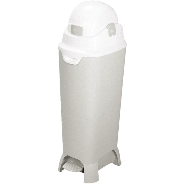 Diaper Champ Luieremmer ONE Maxi Handsfree, Zilver/wit 1 Diaper Champ Luieremmer ONE Maxi Handsfree, Zilver/wit