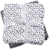 Done By Deer ™ Spit Towel 2-pack Happy Dots Grijs