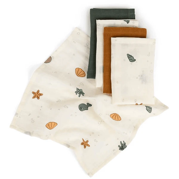 Done By Deer ™ Washandje 5-pak Zee Friends 2 Done By Deer ™ Washandje 5-pak Zee Friends - Afbeelding 2