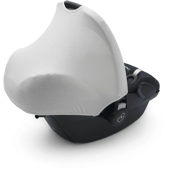 DOOKY Zonnescherm Voor Baby Autostoel Grijs 2 DOOKY Zonnescherm Voor Baby Autostoel Grijs - Afbeelding 2