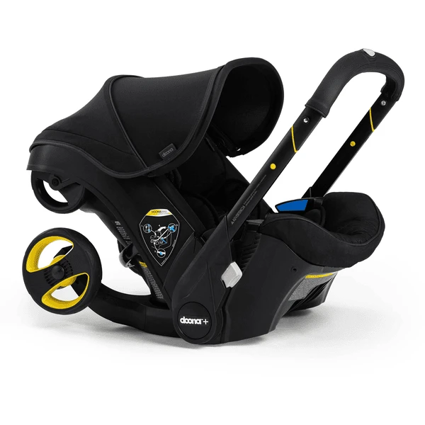 Doona Autostoel Midnight Edition Zwart Met Volledig Geïntegreerd Chassis 2 In 1 2 Doona Autostoel Midnight Edition Zwart Met Volledig Geïntegreerd Chassis 2 In 1 - Afbeelding 2