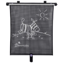 Dreambaby Dream Baby ® Dubbelzijdig Bedrukt Autoraamgordijn - Verstelbaar, Zebra -Kleine Wondertjes dream baby dubbelzijdig bedrukt autoraamgordijn verstelbaar zebra a307268 2