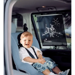 Dreambaby Dream Baby ® Dubbelzijdig Bedrukt Autoraamgordijn - Verstelbaar, Zebra -Kleine Wondertjes dream baby dubbelzijdig bedrukt autoraamgordijn verstelbaar zebra a307268 3