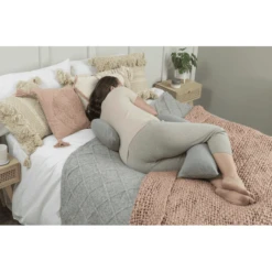 Dream Genii Zwangerschaps- En Borstvoedingskussen Grijs Marl -Kleine Wondertjes dream genii zwangerschaps en borstvoedingskussen grijs marl a368666 3