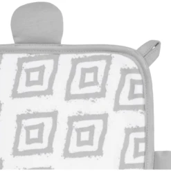 Emma & Noah Capuchon Handdoek Diamonds Grijs 80 X 80 Cm -Kleine Wondertjes emma amp noah capuchon handdoek diamonds grijs 80 x 80 cm a312747 3