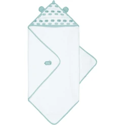 Emma & Noah Handdoek Met Capuchon Walvis 80 X 80 Cm