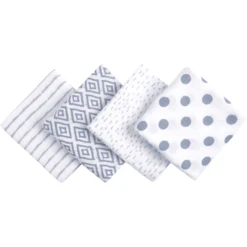 Emma & Noah Hydrofiele Doeken 4 Stuks Blauw 80 X 80 Cm 7 Emma & Noah Hydrofiele Doeken 4 Stuks Blauw 80 X 80 Cm -Kleine Wondertjes emma noah hydrofiele doeken 4 stuks blauw 80 x 80 cm a275441 3