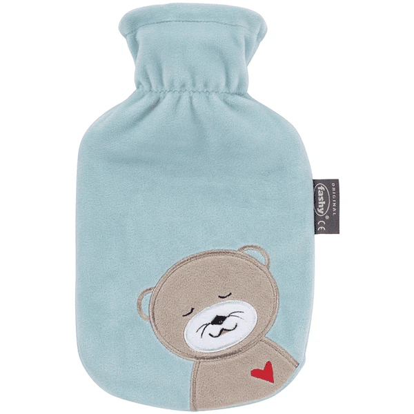 Fashy ® Warmwaterkruik 0,8L Met Fleece Hoes Otter Öhrli 1 Fashy ® Warmwaterkruik 0,8L Met Fleece Hoes Otter Öhrli