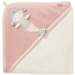 Fehn ® Hooded Mermaid Badhanddoek 80 X 80 Cm -Kleine Wondertjes fehn hooded mermaid badhanddoek 80 x 80 cm a379735 2