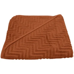 FILIBABBA Badhanddoek Met Capuchon Zigzag Rust -Kleine Wondertjes filibabba badhanddoek met capuchon zigzag rust a411064 3