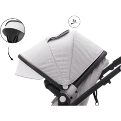 Fill Kinderwagen Set Panther Elite Lichtgrijs Melange -Kleine Wondertjes fill kinderwagen set panther elite lichtgrijs melange a291628 3