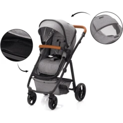 Fill Kinderwagen Set Panther Lichtgrijs Melange -Kleine Wondertjes fill kinderwagen set panther lichtgrijs melange a267521 3