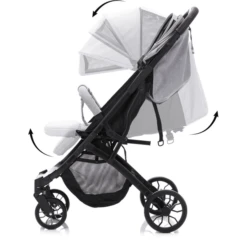 Fill Kinderwagen Style R Elite Lichtgrijs Gemêleerd -Kleine Wondertjes fill kinderwagen style r elite lichtgrijs gemeleerd a411204 3